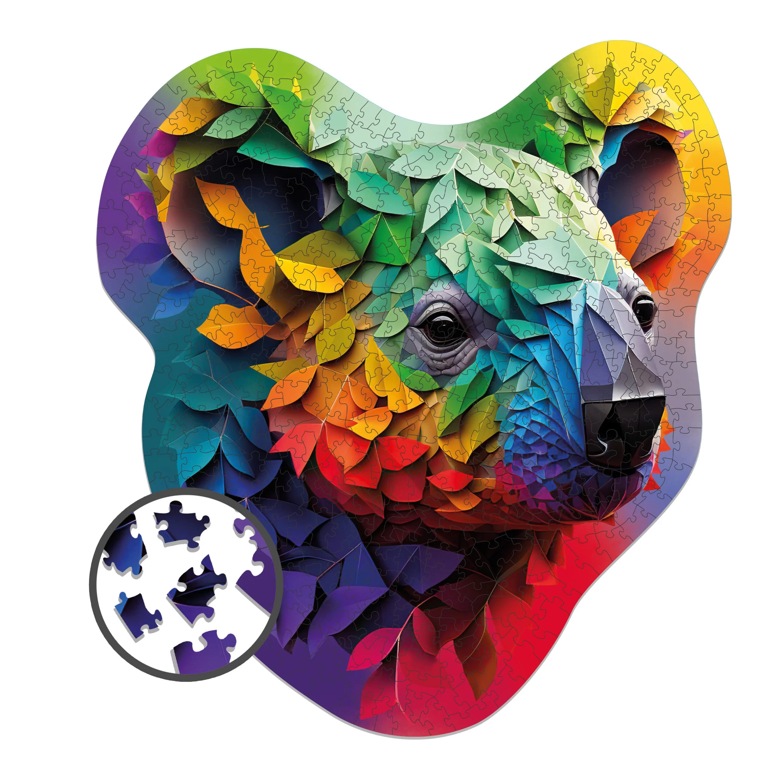 Puzzle drewniane Koala Alternative Geometry - Alexander, 500 elementów