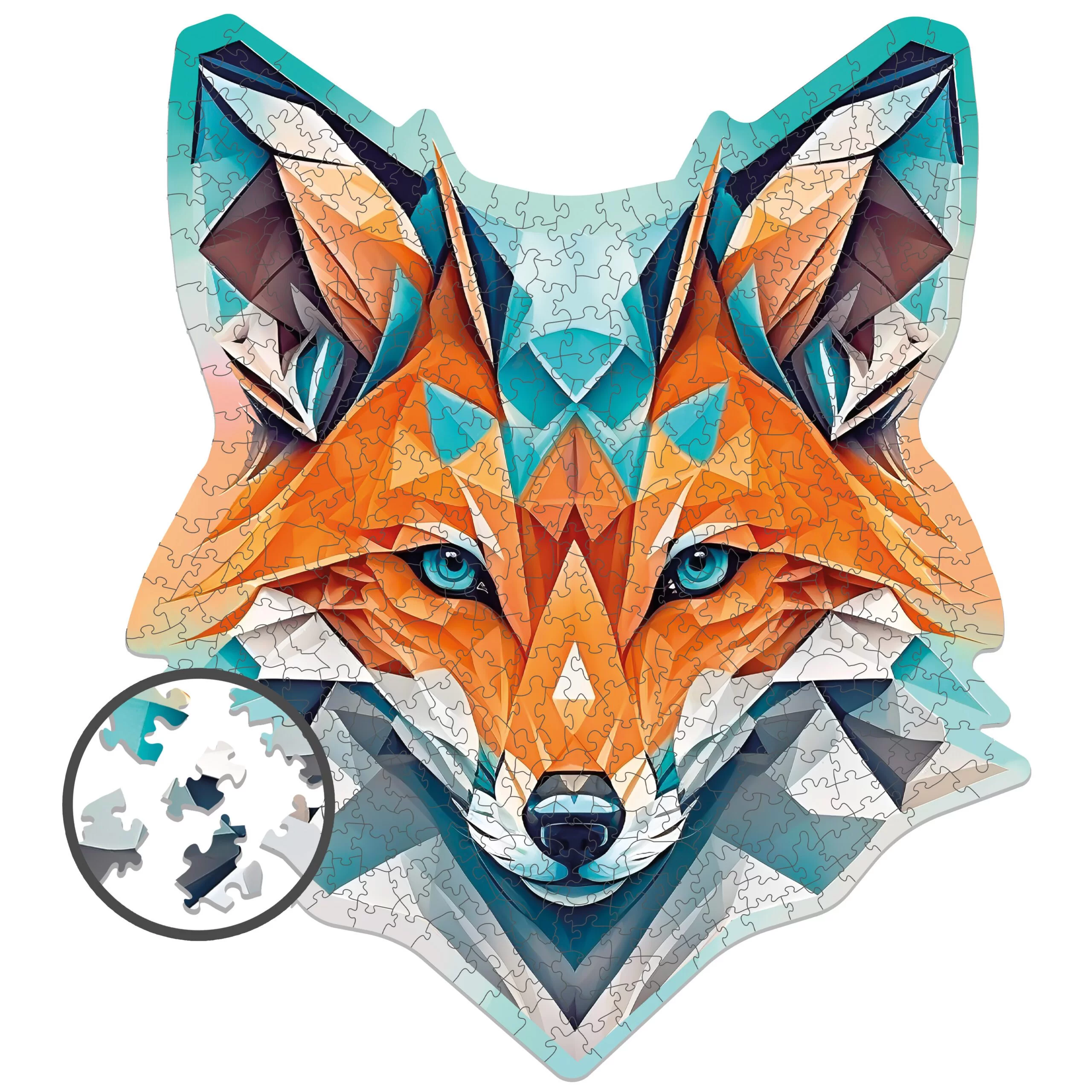 Puzzle drewniane Alternative Geometry - Lis (500 el.) | Alexander