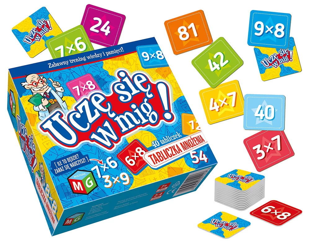 Tabliczka mnożenia - Uczę się w mig - Multigra
