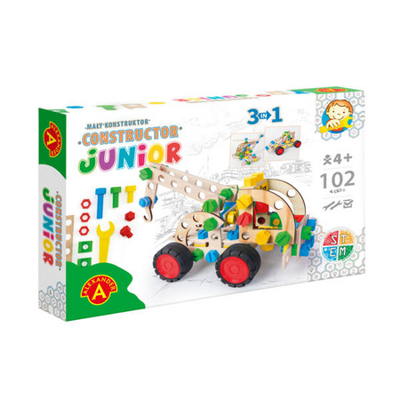 Mały Konstruktor Junior 3x1 Pull Truck - Alexander