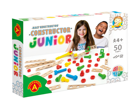 Mały Konstruktor Junior - zestaw 50 elementów Alexander
