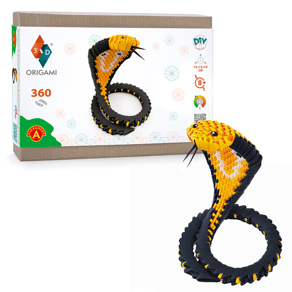 ORIGAMI 3D - Kobra czarna (Alexander, 2844)