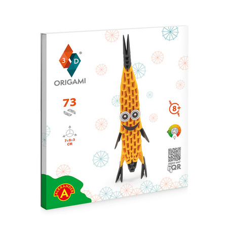 Origami 3D - Banan (Banana) - zestaw do składania bez kleju, Alexander