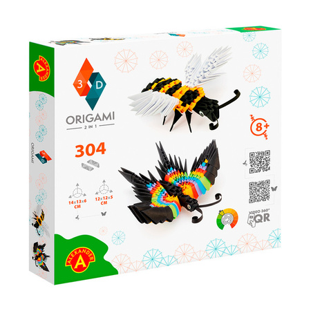 Origami 3D 2w1 - Motyl i Pszczoła - Alexander