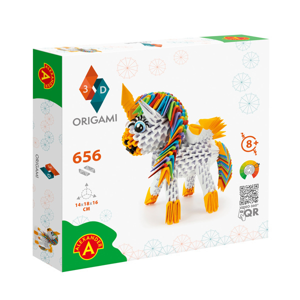 Origami 3D - Jednorożec (Alexander)