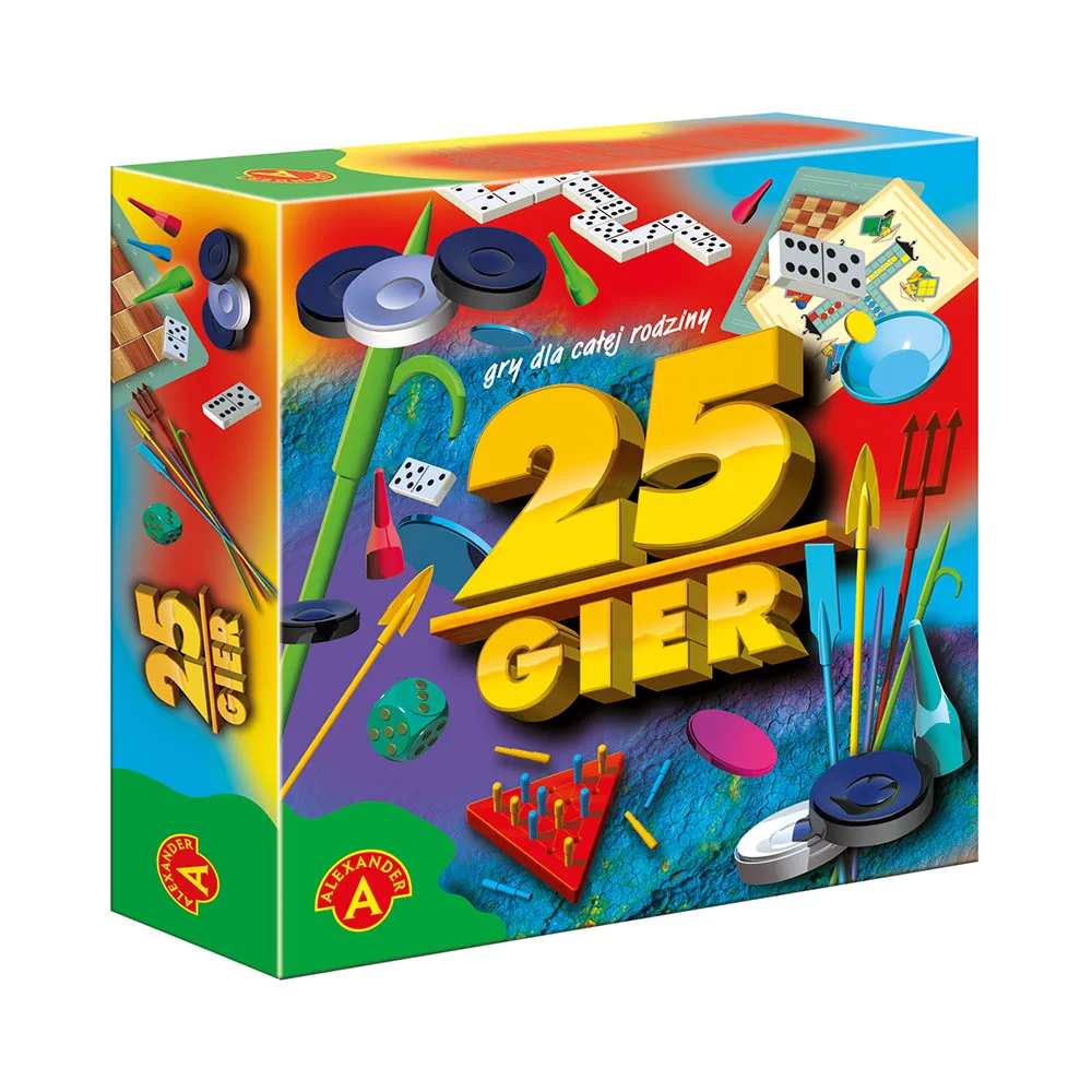 25 Gier - Alexander - zestaw gier familijnych