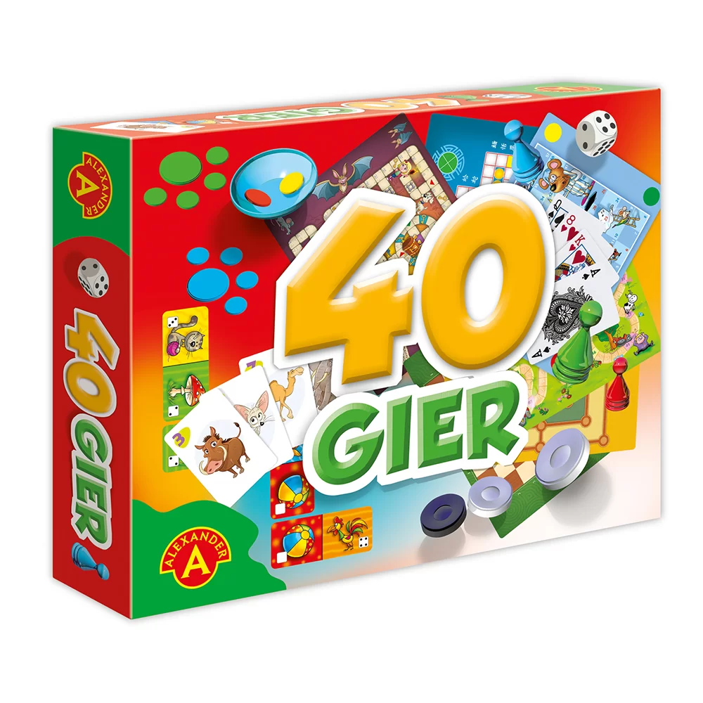 40 Gier - klasyczne gry familijne Alexander